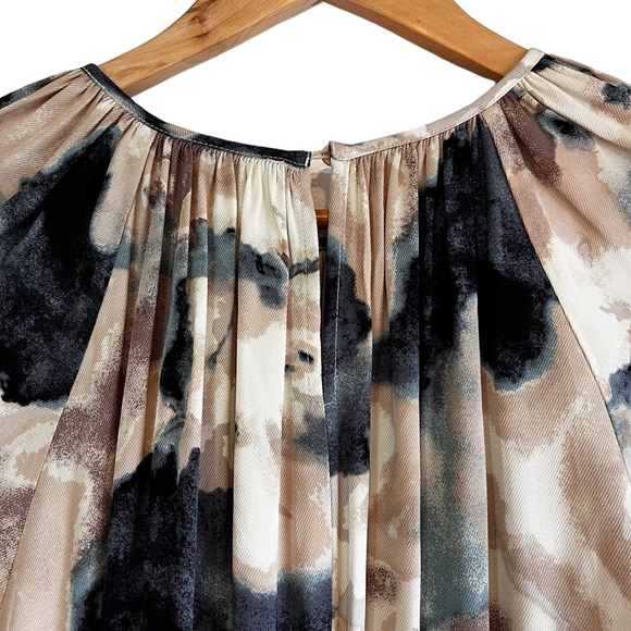 NWT Minimum Yolas midi dress, short sleeves a-line skirt & elastic waist size XL - Picture 13 of 16